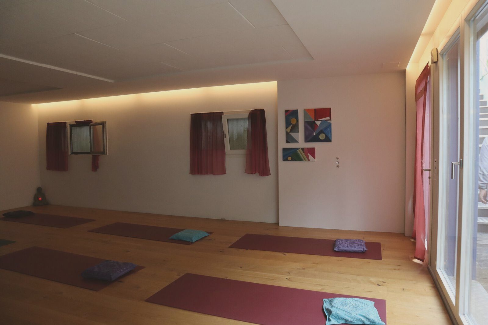 Der Yogaraum an der Zürichstrasse 45 in Bachenbülach